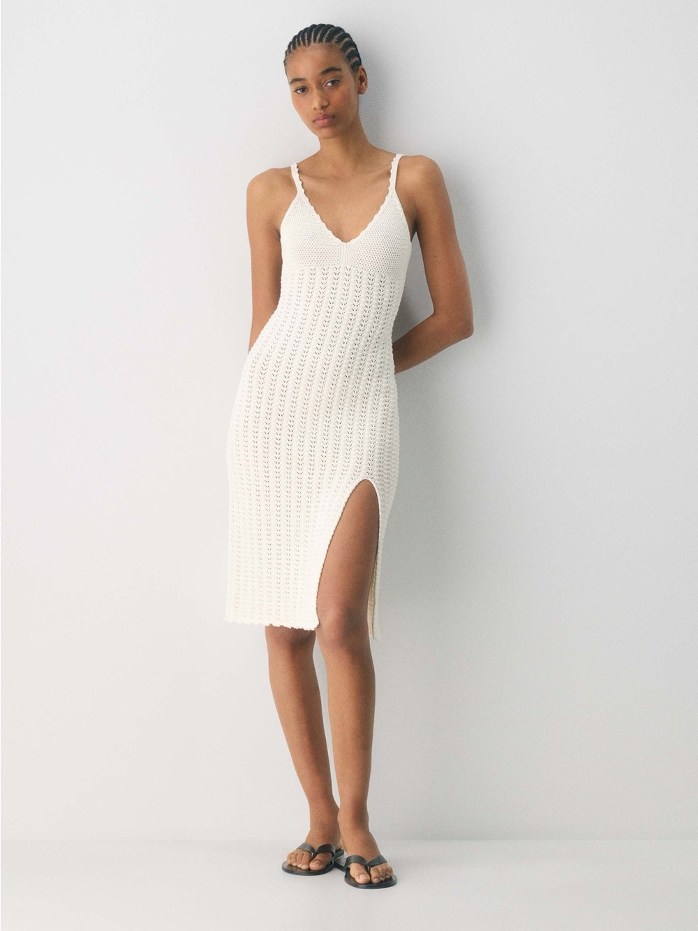 NWT Evie Midi Dress in Birch